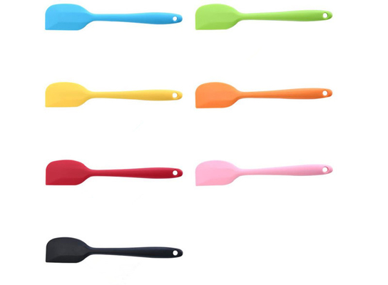 Μακροχρόνια λεπτή Spatula κουταλιών σιλικόνης ψησίματος μη επιβλαβής υλική υψηλή θερμότητα