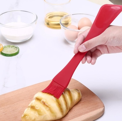 Μαγειρεύοντας μαλακό Spatula κουταλιών σιλικόνης, λεπτά Spatula του Turner σιλικόνης εργαλεία ψησίματος βουρτσών