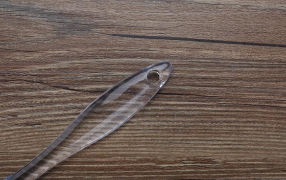 Εργαλεία κουζινών σιλικόνης Grad τροφίμων, Spatula μεταλλουργικών ξυστρών σιλικόνης με τη διαφανή ωοειδή λαβή