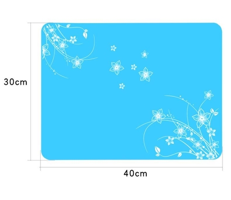 Μέγεθος 40*30CM*0.85MM προϊόντων παιδιών σιλικόνης λουλουδιών διαστημική αποταμίευση Flexibale