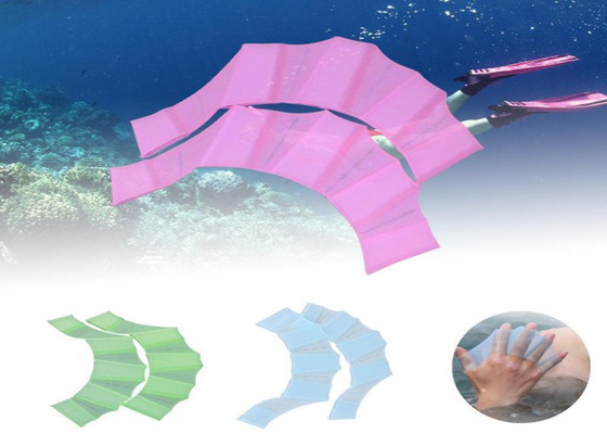 Webbed κολυμπώντας γρύλος γαντιών σιλικόνης για Swimswim και κολυμπώντας γυμναζόμενος