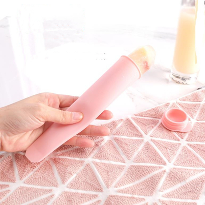 Η σκανδιναβική σιλικόνη Popsicle παγωτού χρώματος DIY φορμάρει τον εμπορικό βαθμό τροφίμων με το καπάκι