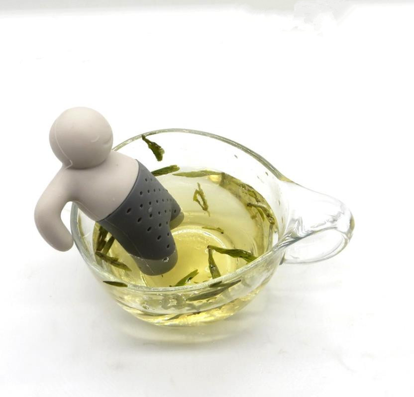 BPA ο ελεύθερος κ. Tea FDA τυποποιημένο άτομο τσαγιού σιλικόνης infuser με τη συσκευασία κιβωτίων διαθέσιμη